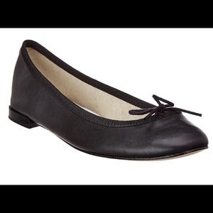 Repetto Black Cendrillon Leather Ballerina Flats